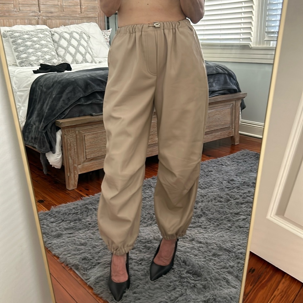 Pleather Zara drawstring pants